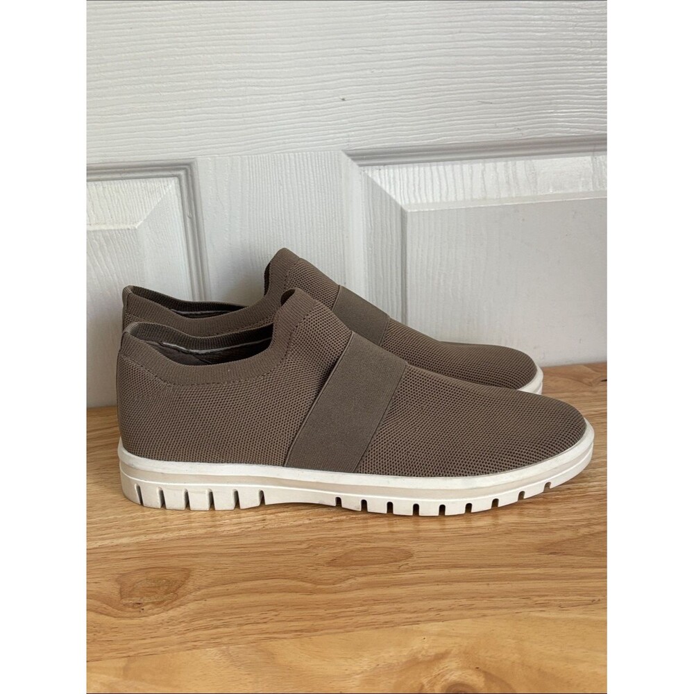 BLONDO Florence Waterproof women’s Slip-On Knit Casual Sneakers Taupe Size 10